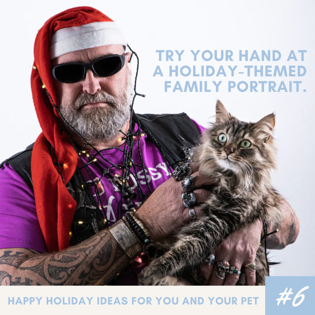happy holiday pet ideas, social media template